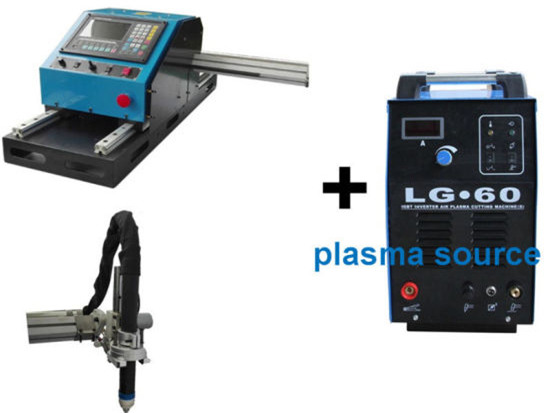Bærbar CNC 100A Plasma Cutting Machine for 1-15mm Iron Sheet